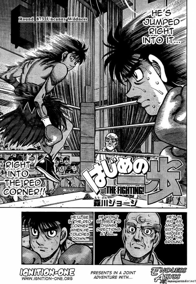 Hajime no Ippo: Fighting Spirit, Chapter 873 image 01